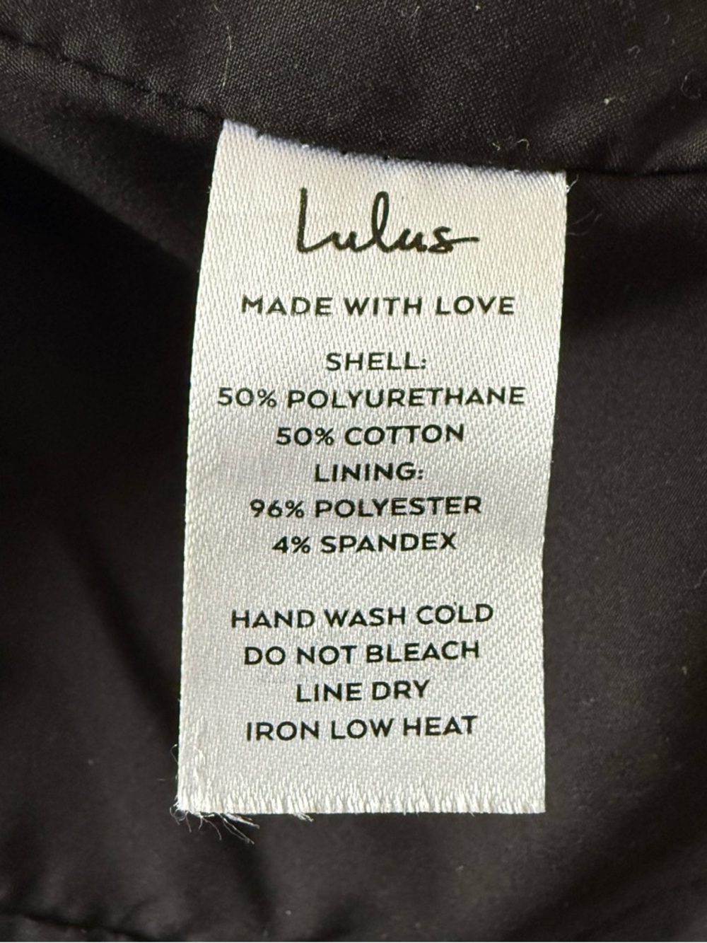 Lulu's Black Faux Leather Moto Jacket - Picture 4 of 8